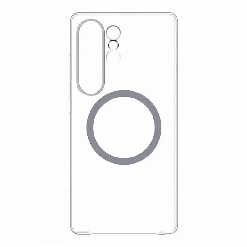 Cache Samsung Transparent Silver MagSafe - Galaxy S25 Ultra
