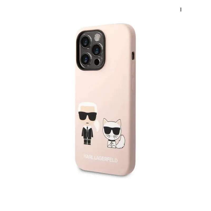 Coque KARL LAGERFELD Silicone Pour IPHONE