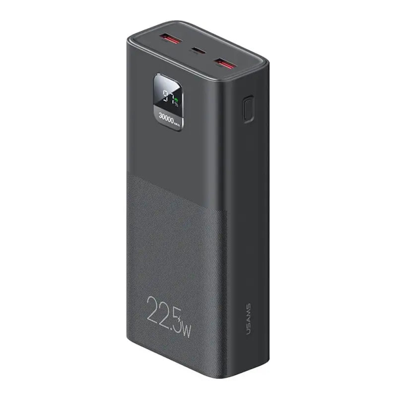 Power Bank USAMS Fast Charging Digital Display 30000mAh 22,5W