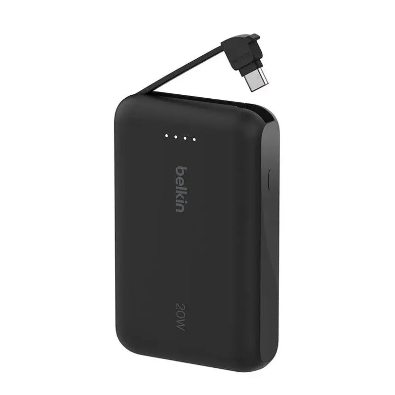 Belkin BoostCharge Power Bank 10K with Integrated Cable